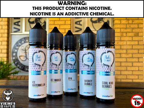 Pods 'n' Salts - Flavours (60ml)