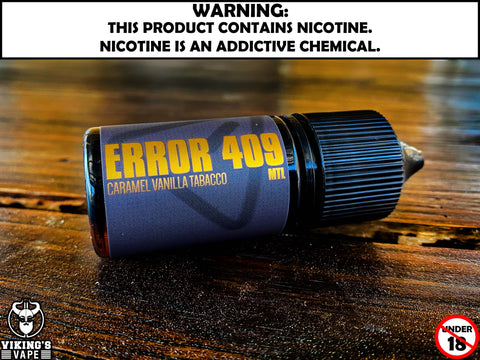Error Elixir - ERROR 409 - Caramel Vanilla Tobacco MTL