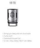 SMOK TFV8 Beast coils