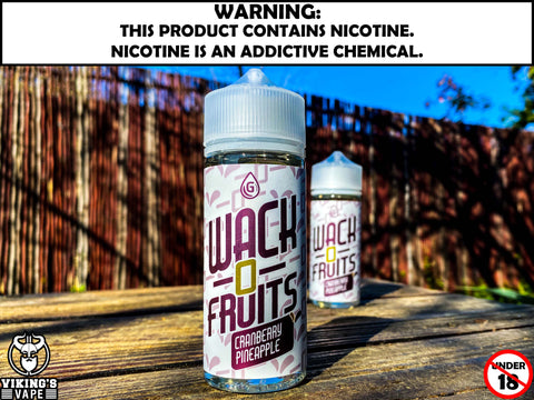 Wack-O-Fruits E-Liquid - Cranberry Pineapple Nic Salt